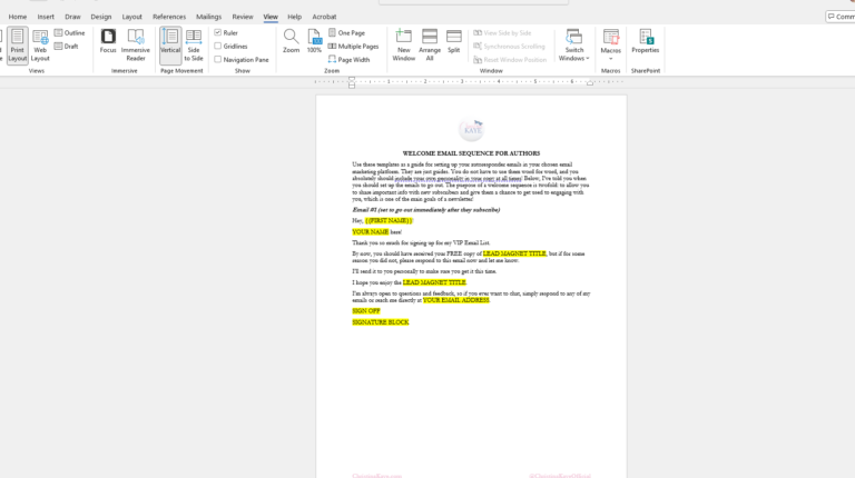 email marketing for authors